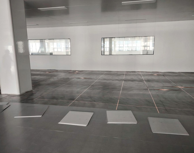 PVC防静电地板施工