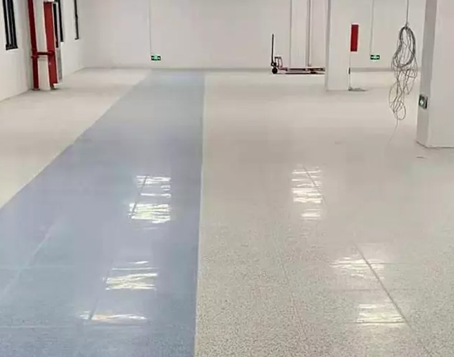 PVC防静电地板施工