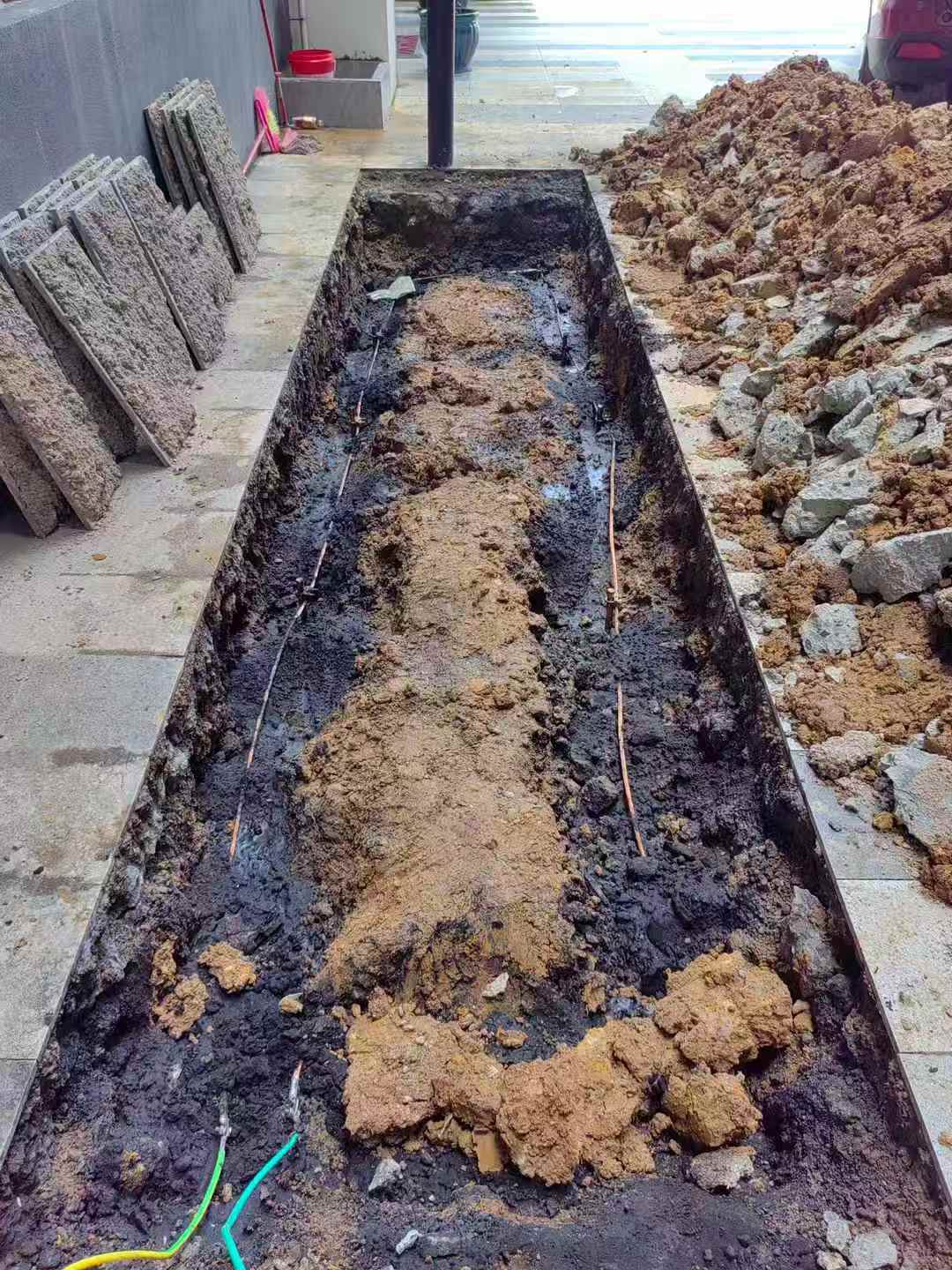 接地干线支线敷设