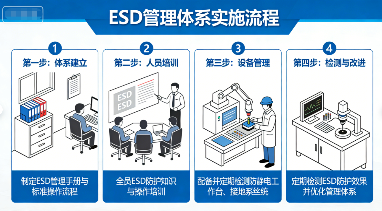  如何在企业中推广和实施ESD管理体系？