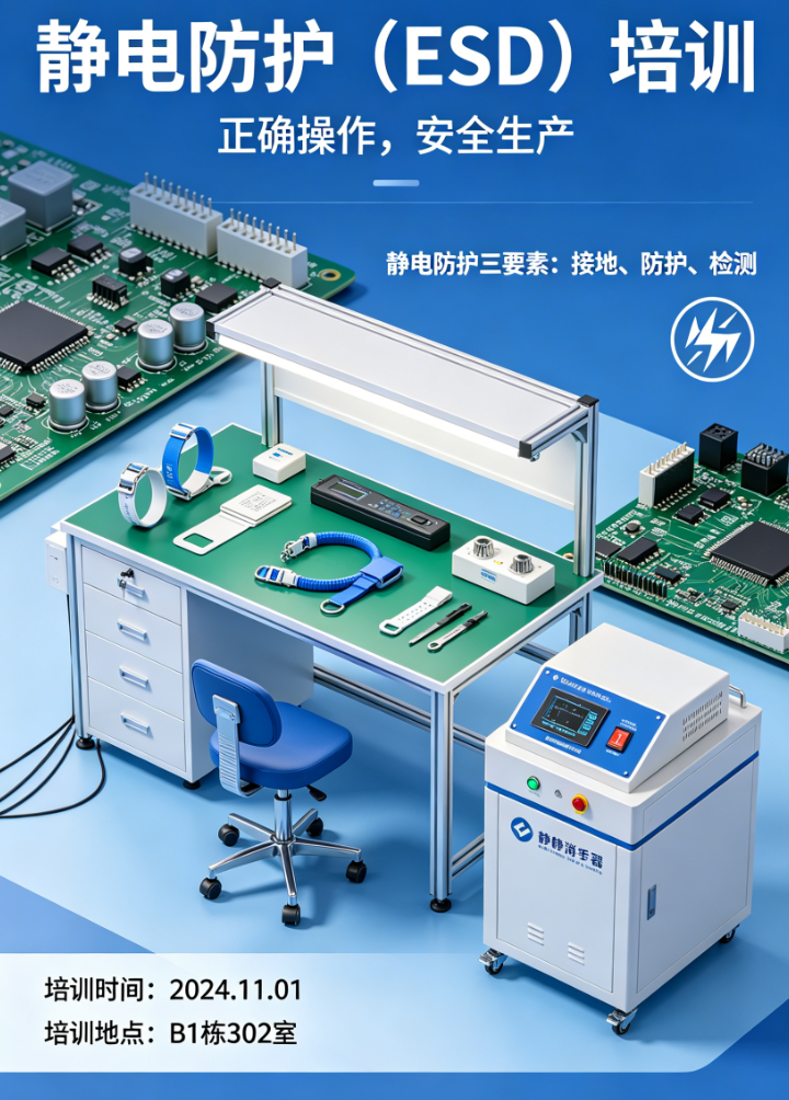  静电防护 (ESD)培训  说明之一