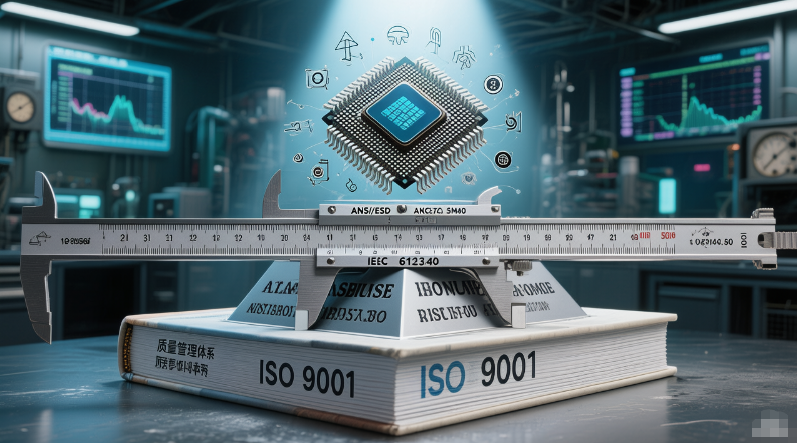  如何确保企业同时满足ISO9001、ANSI/ESD S20.20和IEC61340三个体系的要求？