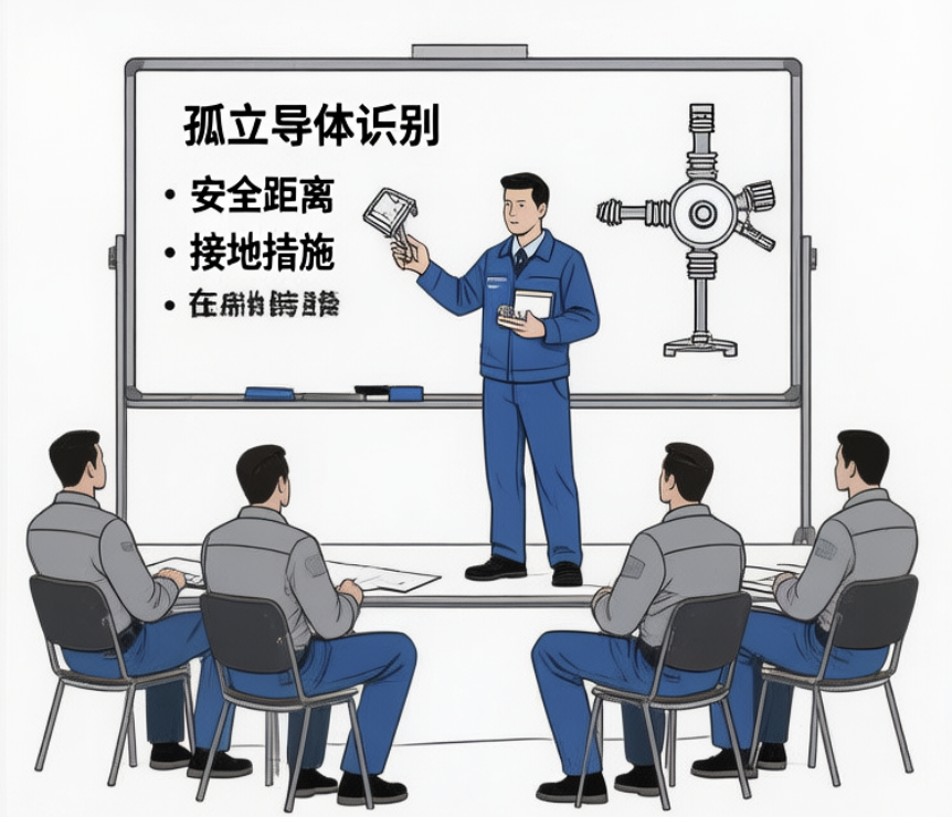如何培训员工以确保他们了解并遵守孤立导体的管控措施
